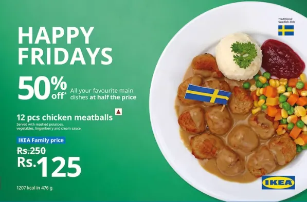 Ikea India Menu
