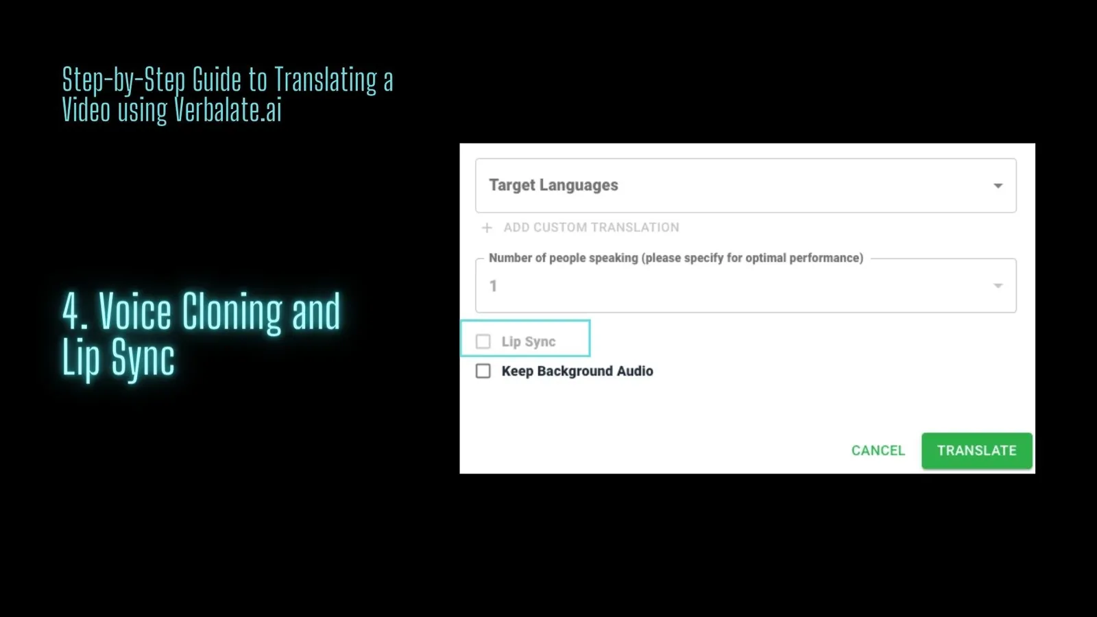 Voice Cloning and Lip Sync | ToAsia.biz